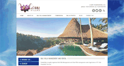 Desktop Screenshot of debalivillas.com